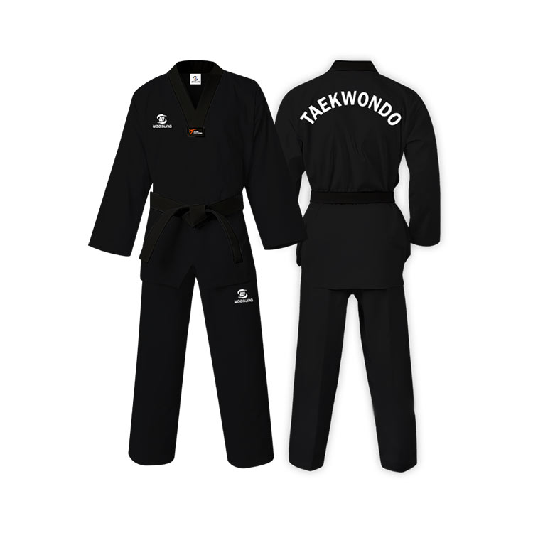 Seragam Black Taekwondo