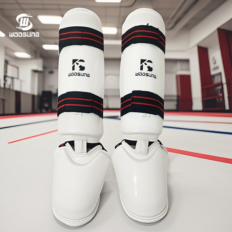 Taekwondo shin instep guard
